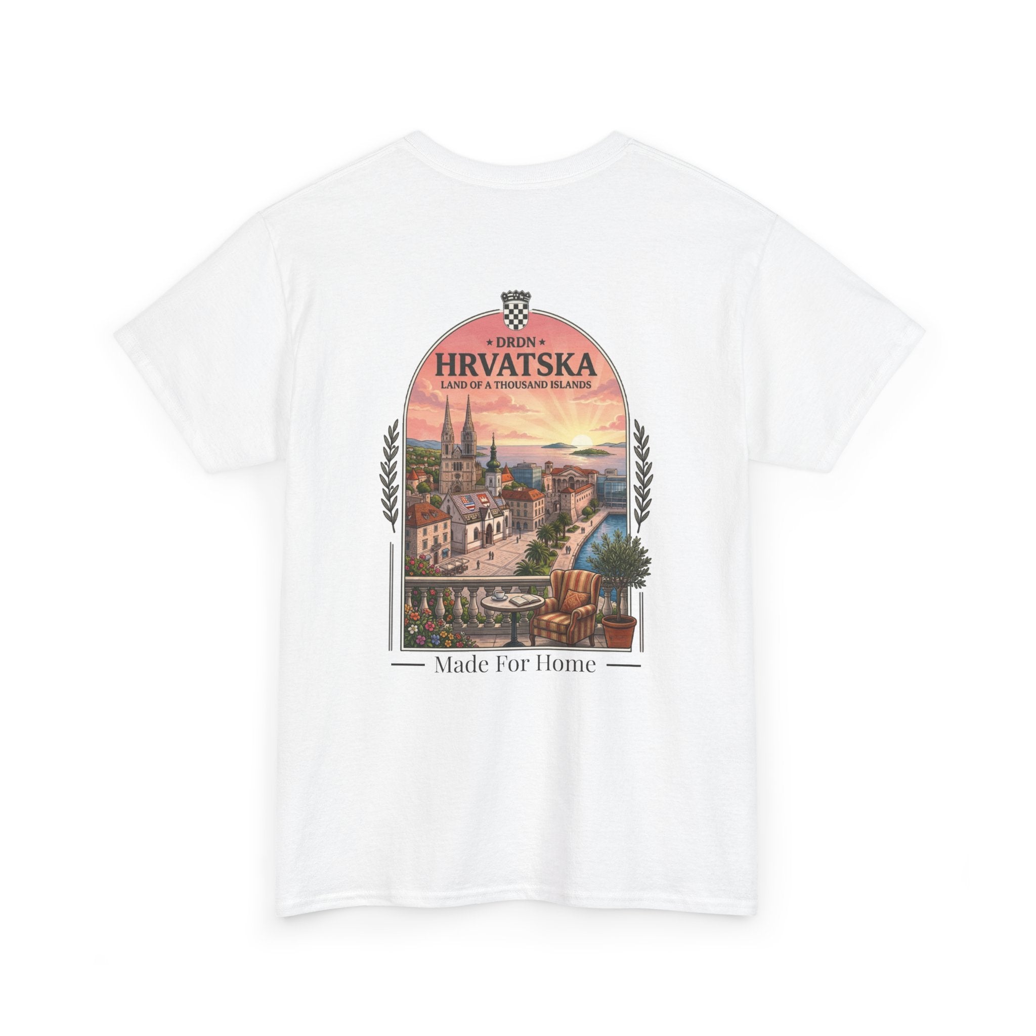 T-shirt Hrvatska Balkan Vintage — DRDN