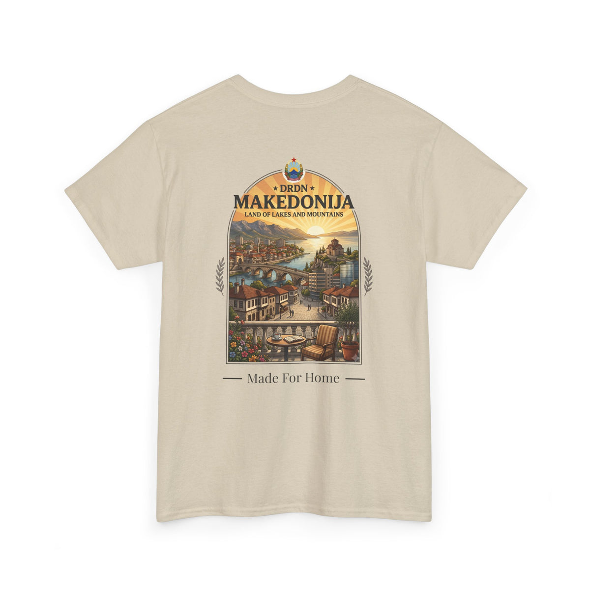 T-shirt Macédoine du Nord Balkan Vintage — DRDN