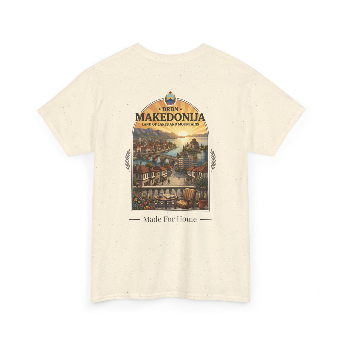 T-shirt Macédoine du Nord Balkan Vintage — DRDN