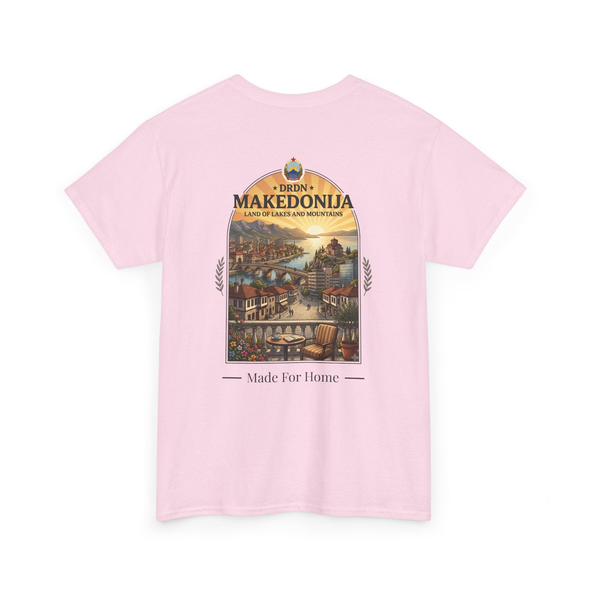 T-shirt Macédoine du Nord Balkan Vintage — DRDN
