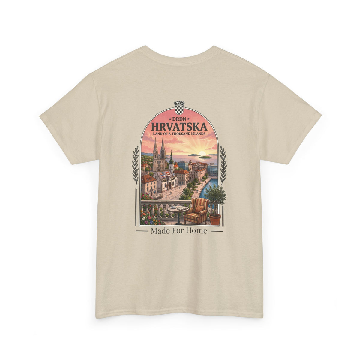 T-shirt Hrvatska Balkan Vintage — DRDN