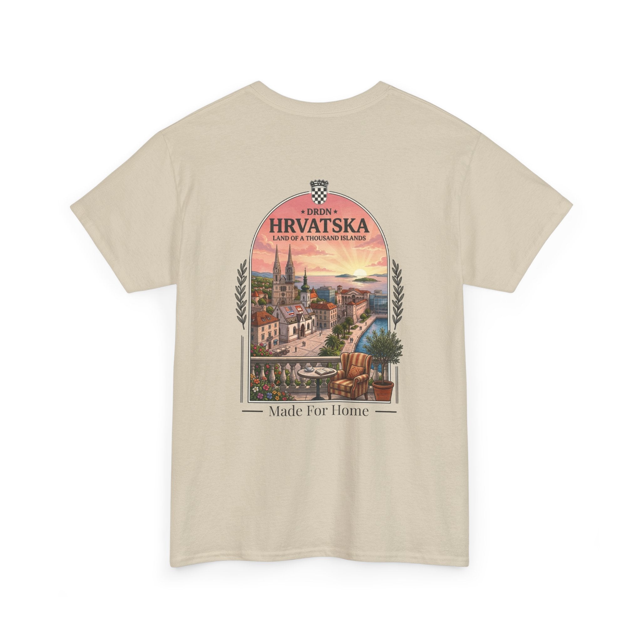 T-shirt Hrvatska Balkan Vintage — DRDN