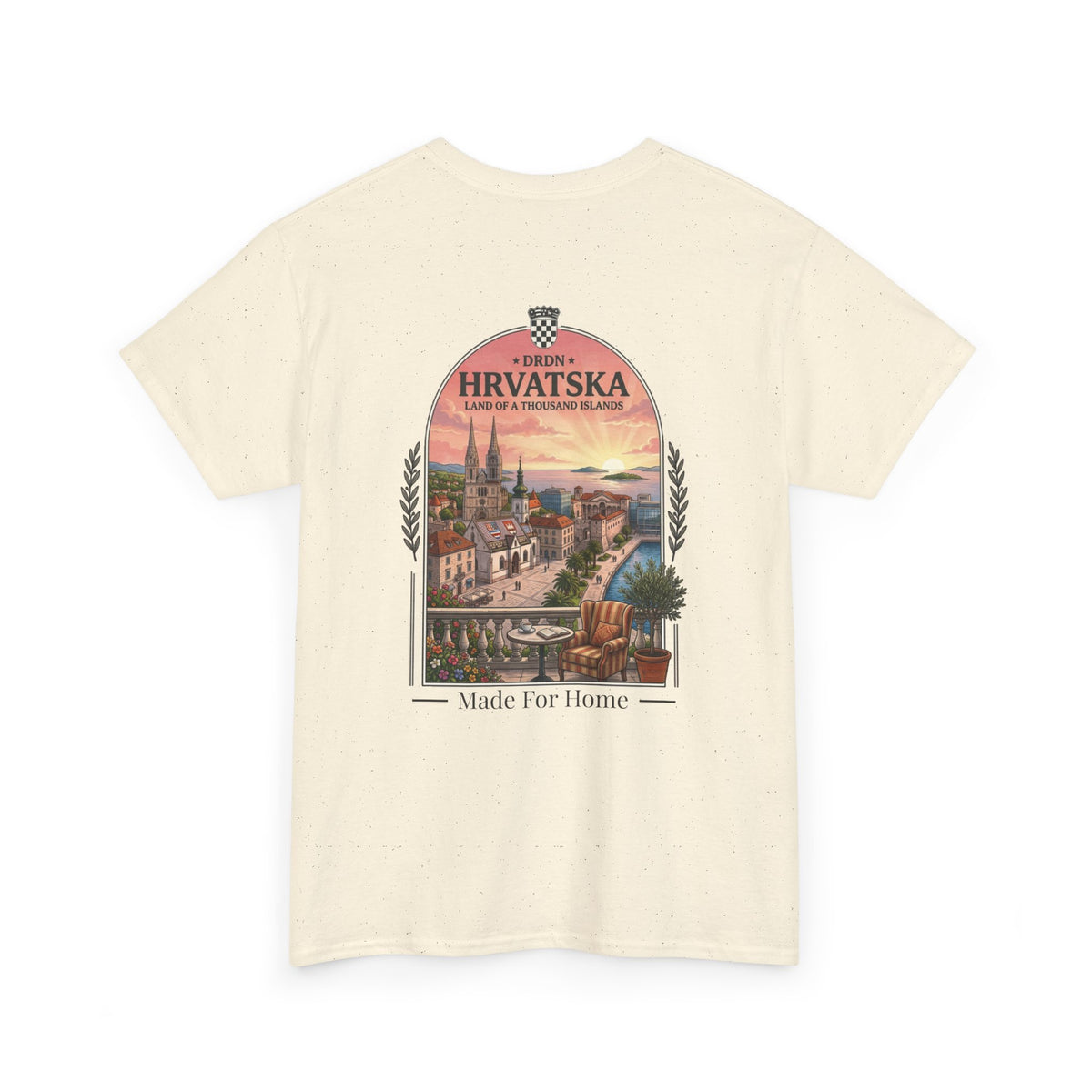 T-shirt Hrvatska Balkan Vintage — DRDN