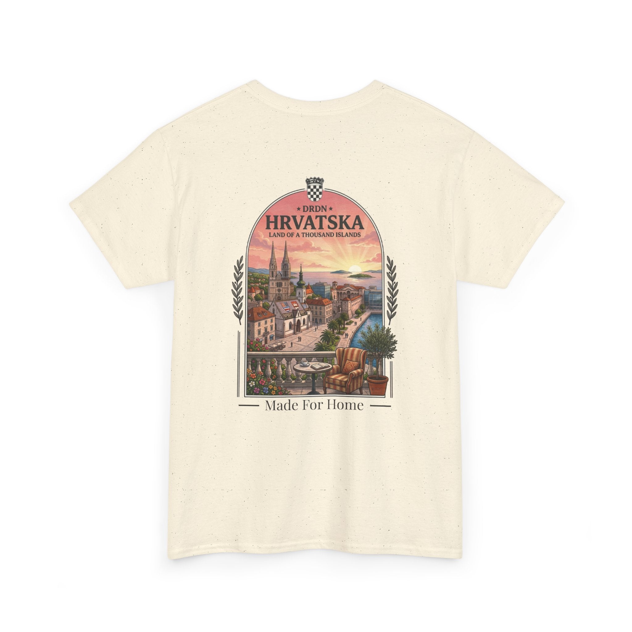 T-shirt Hrvatska Balkan Vintage — DRDN