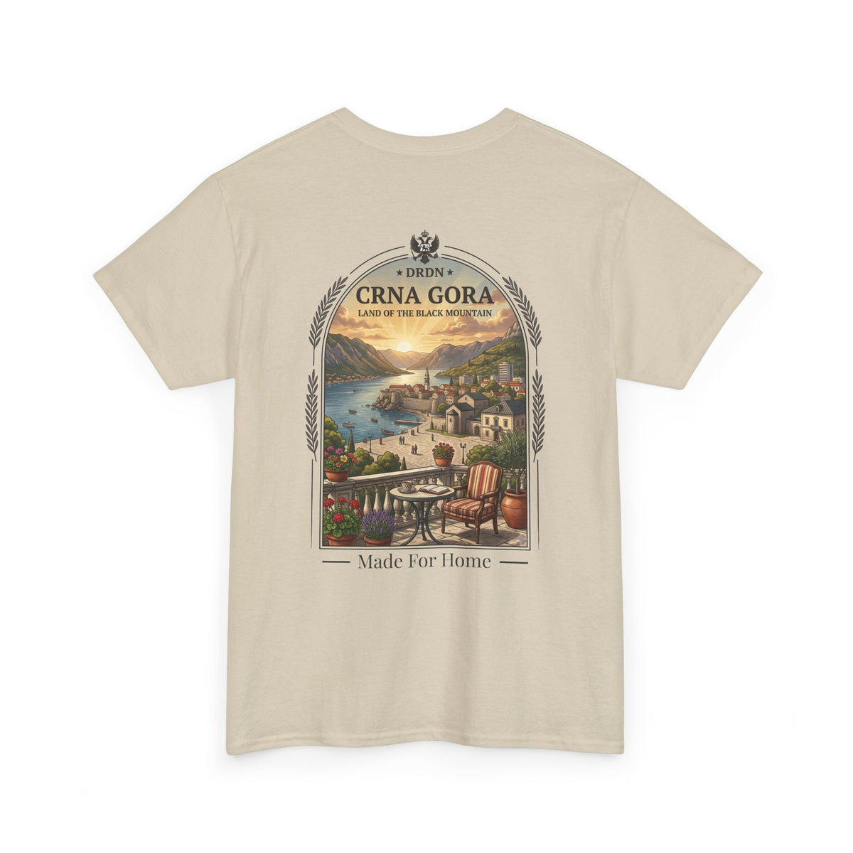 T-shirt Montenegro Balkan Vintage — DRDN