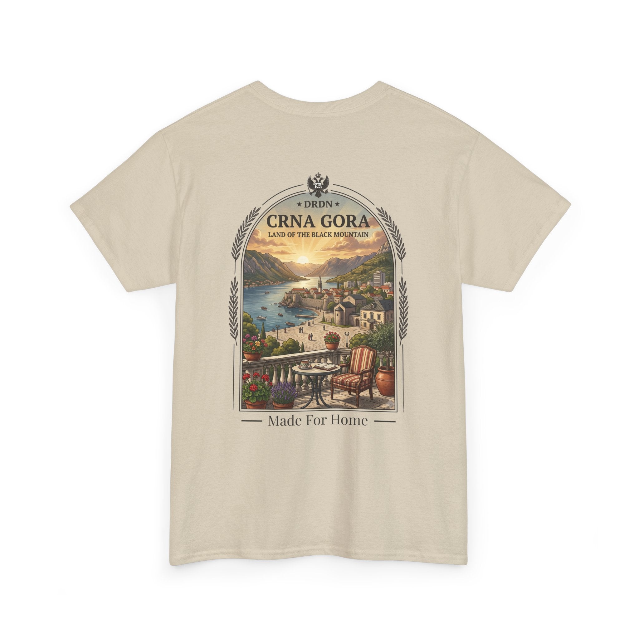 T-shirt Montenegro Balkan Vintage — DRDN
