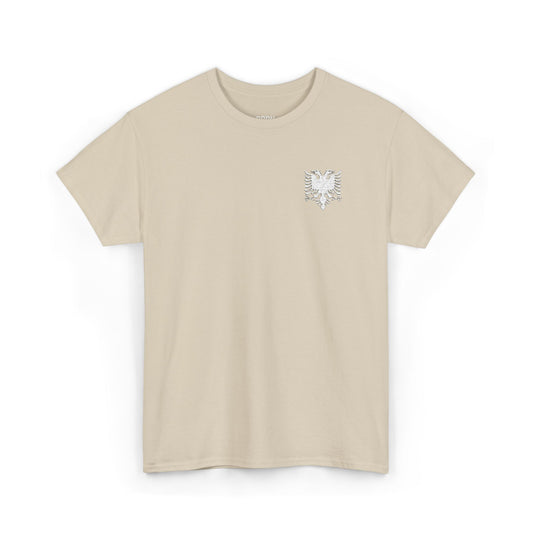 Albania T-Shirt — White Embroidered Logo