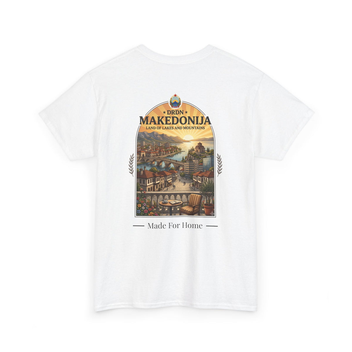 T-shirt Macédoine du Nord Balkan Vintage — DRDN