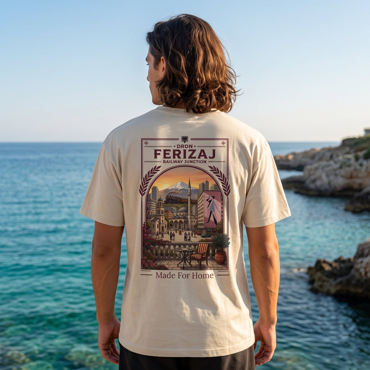 T-shirt Ferizaj (Modèle A) Balkan Vintage — DRDN